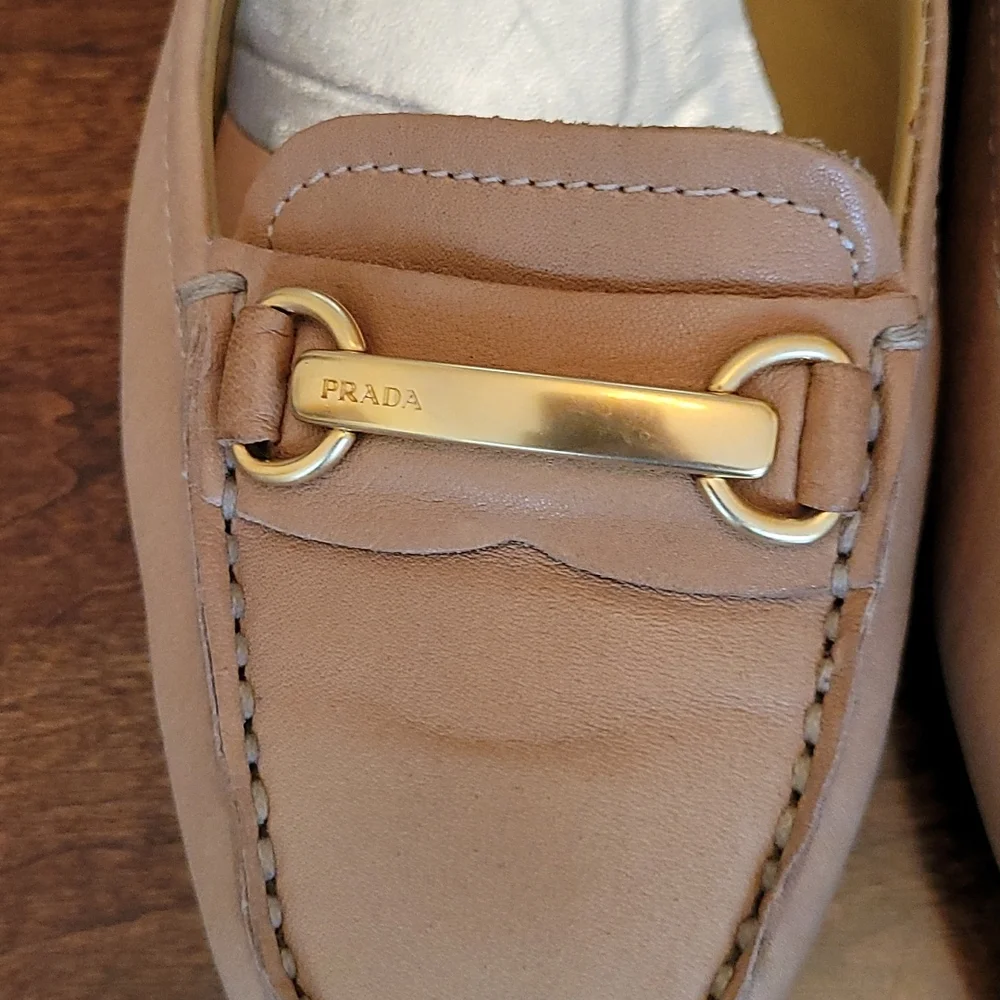 Prada Leather Loafers - Picture 9 of 12